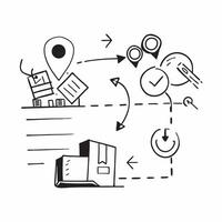 Logistic illustration with copy space for business reports concept as A visually appealing logistic illustration with copy space designed to enhance business reports and presentati Dynamic Set 2 vector