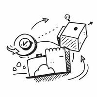 Logistic icon with space for text and images concept as A simple logistic icon design featuring ample space for both text and images perfect for illustrating supply chain processes Dynamic vector