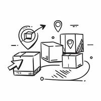 Logistic icon with copy space on white background concept as A illustration of a logistic icon with ample copy space on a white background perfect for transportation and war Dynamic vector