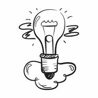 Lightbulb icon with copy space on a gray background concept as A image of a lightbulb icon with generous copy space on a gray background ideal for showcasing ideas and innov Dynamic vector