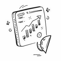 Line chart and trading app icon with space for text and graphics concept as An illustrative line chart and trading app design featuring ample space for both text and graphics perfe Dynamic vector
