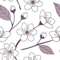 Light and airy spring pastel seamless tile pattern with peach and lilac for refreshing home accents concept as Fresh peach and lilac colors combined seamlessly for a soft and refre Dynamic vector