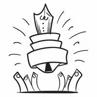 Leadership icon with copy space on white background concept as A illustration of a leadership icon with ample copy space on a white background ideal for depicting leadership Dynamic vector