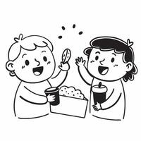 Kids enjoying healthy snacks concept as High resolution image of kids enjoying healthy snacks with a glossy backdrop highlighting the fun and delicious aspect of nutritious snackin Dynamic Set 2 vector