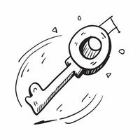 Key icon with copy space on a gray background concept as A image of a key icon with ample copy space on a gray background perfect for security and automotive themed visuals Dynamic vector