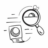 Job search and magnifying glass icon with space for text on a professional background concept as A sleek job search and magnifying glass icon design with ample space for text on a Dynamic Set 2 vector
