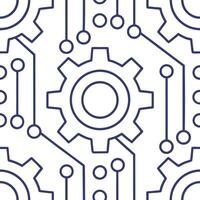 Innovative techno circuits tile design blending precise digital circuit textures with abstract schematic forms isolated white balance modern tech expression concept as Precise digi Dynamic vector