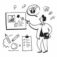 HR coach with office environment concept as An HR coachs profile combined with an office environment representing management coaching and human resources Perfect for HR and corpor Dynamic vector