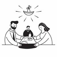 Hispanic family enjoying a traditional meal concept as High resolution image of a Hispanic family enjoying a traditional meal with a festive backdrop highlighting culinary heritage Dynamic Set 2 vector