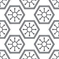 Hightech virtual patterns in seamless tile arrangement showcasing structured digital layouts and isolated whitebalance for advanced style concept as Structured digital layouts and Dynamic vector