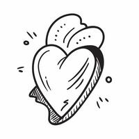 Heart icon with copy space on a gray background concept as A image of a heart icon with generous copy space on a gray background perfect for heart health and cardiovascular Dynamic vector