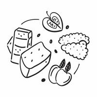 Healthy snacks for toddlers concept as High resolution image of healthy snacks for toddlers with a glossy backdrop highlighting the safe and nutritious options for young children Dynamic vector