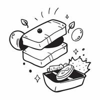 Healthy snacks for school concept as High resolution image of healthy snacks for school with a glossy backdrop emphasizing the nutritious and appealing options for childrens lunchb Dynamic vector