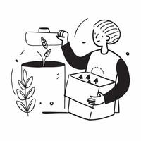 Health influencer promoting a mockup plant based meal subscription box concept as A health influencer promotes a mockup plant based meal subscription box emphasizing its convenienc Dynamic vector