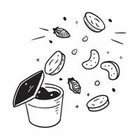 Healthy snacks for athletes concept as High resolution image of healthy snacks for athletes with a glossy backdrop emphasizing the energy boosting and muscle repairing benefits for Dynamic vector