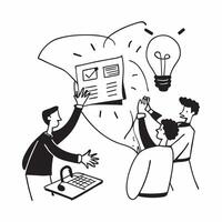 Group brainstorming session concept as High resolution image of a group brainstorming session with a glossy backdrop capturing the collaborative and creative process of knowledge s Dynamic vector
