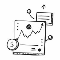 Graph and dollar bill icon with blank space for custom branding concept as A customizable graph and dollar bill icon with blank space for adding custom branding elements making it Dynamic vector