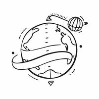 Globe symbol with copy space for print materials concept as A versatile globe symbol with ample copy space suitable for print materials like brochures flyers and posters to highlig Dynamic vector