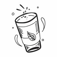 Glass of water and lemon icon with copy space for restaurant presentations concept as A visually appealing glass of water and lemon icon with copy space designed to enhance restaur Dynamic vector