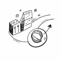 Gap analysis icon with ample space for text and graphics concept as An iconographic gap analysis design offering ample space for both text and graphics perfect for illustrating com Dynamic vector