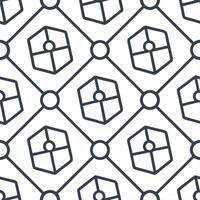 Futuristic seamless pattern showcasing bold cyber elements integrated in intricate tiled designs with isolated whitebalance accents for modern innovation concept as Intricate tiled Dynamic vector