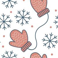 Frosty snowflake and holiday stocking seamless tile pattern with cozy winter elements concept as Cozy holiday stockings paired with frosty snowflakes create a seamless tile pattern Dynamic Set 2 vector