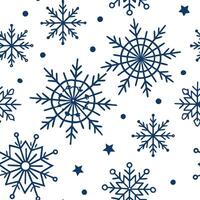 Frosty snowflake and ice crystal seamless tile pattern with shimmering winter accents concept as Shimmering ice crystals paired with frosty snowflakes create a seamless tile patter Dynamic vector
