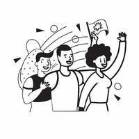 Friends enjoying Hispanic Heritage Month concept as High resolution image of friends enjoying Hispanic Heritage Month with a festive backdrop capturing joy and cultural celebration Dynamic Set 2 vector