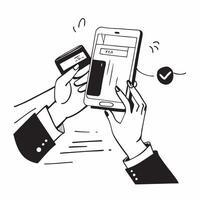 Freelancer receiving payment via mobile app concept as High resolution image of a freelancer receiving payment via mobile app with a glossy backdrop highlighting the ease and flexi Dynamic Set 2 vector