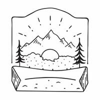 Framed mountain forest vista concept as High resolution image of a framed mountain forest vista with dense woods showcasing the lush and tranquil beauty of a mountain forest in Ph Dynamic vector