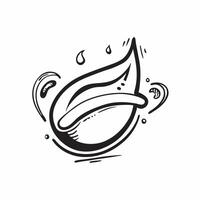 Flat design as Water drop icon with copy space on a minimalist background concept as A image of a water drop icon with generous copy space on a minimalist background ideal f Dynamic Set 3 vector
