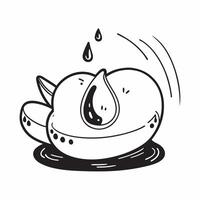 Flat design as Water drop icon with copy space on a minimalist background concept as A image of a water drop icon with generous copy space on a minimalist background ideal f Dynamic vector