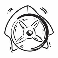 Flat design as Steering wheel icon with copy space on a white background concept as A image of a steering wheel icon with generous copy space on a white background ideal for Dynamic vector