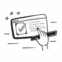 Flat design as Presentation screen icon with copy space on a white background concept as A image of a presentation screen icon with generous copy space on a white background Dynamic vector