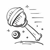 Flat design as Rattle icon with copy space on a blue background concept as A image of a rattle icon with ample copy space on a blue background perfect for baby toys and play Dynamic vector