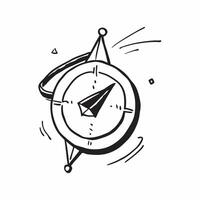Flat design as Compass icon with copy space on a blue background concept as A image of a compass icon with ample copy space on a blue background perfect for travel and navig Dynamic Set 2 vector