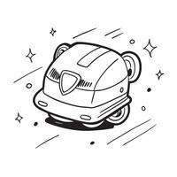 Flat design as Car icon with copy space on a blue background concept as A image of a car icon with ample copy space on a blue background perfect for automotive and driver th Dynamic vector