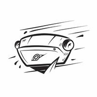 Flat design as Car icon with copy space on a blue background concept as A image of a car icon with ample copy space on a blue background perfect for automotive and driver th Dynamic Set 4 vector
