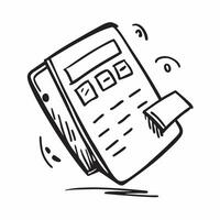 Flat design as Calculator icon with copy space on a tech themed background concept as A image of a calculator icon with generous copy space on a tech themed background ideal Dynamic Set 2 vector