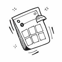 Flat design as Calculator icon with copy space on a tech themed background concept as A image of a calculator icon with generous copy space on a tech themed background ideal Dynamic Set 3 vector