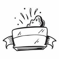 Flat design as Cake icon with copy space on a white background concept as A image of a cake icon with generous copy space on a white background ideal for celebration and ret Dynamic vector