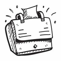 Flat design as Briefcase with copy space on a minimalist background concept as A sleek image of a briefcase with ample copy space on a minimalist background perfect for busi Dynamic vector