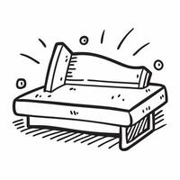 Flat design as Bed icon with copy space on a blue background concept as A image of a bed icon with ample copy space on a blue background perfect for travel and accommodation Dynamic vector