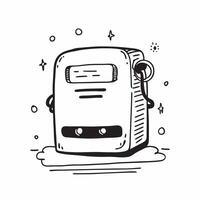 Flat design as Backpack icon with copy space on a white background concept as A image of a backpack icon with generous copy space on a white background ideal for travel and Dynamic vector