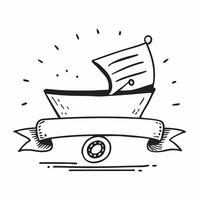 Flat design as Baby carriage icon with copy space on a white background concept as A image of a baby carriage icon with generous copy space on a white background ideal for b Dynamic Set 2 vector