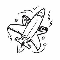 Flat design as Airplane icon with copy space on a white background concept as A image of an airplane icon with generous copy space on a white background ideal for travel and Dynamic vector