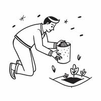 Farmer planting seeds concept as High resolution image of a farmer planting seeds with a glossy backdrop capturing the essence of organic farming and sustainable agriculture in Ph Dynamic vector