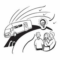 Family using public transportation concept as High resolution image of a family using public transportation with a glossy backdrop showcasing the economical and eco friendly benefi Dynamic vector
