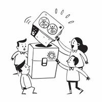 Family using energy saving appliances concept as High resolution image of a family using energy saving appliances with a glossy backdrop showcasing the eco friendly and cost effect Dynamic vector