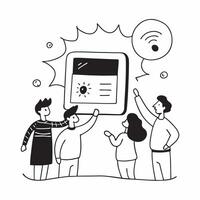 Family using a programmable thermostat concept as High resolution image of a family using a programmable thermostat with a glossy backdrop highlighting the energy efficient and cos Dynamic Set 2 vector